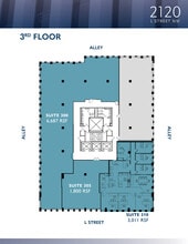 2120 L St NW, Washington, DC for lease Floor Plan- Image 1 of 1