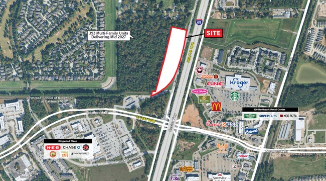 Plus de détails pour NWQ Northpark Dr & US 59, Kingwood, TX - Terrain à vendre