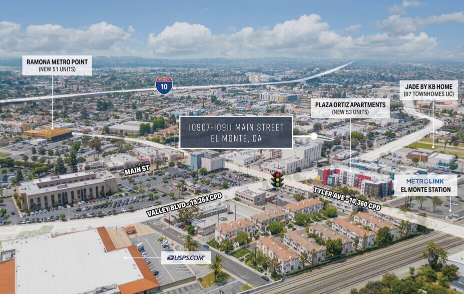 10907-10911 Valley Mall, El Monte, CA à vendre - Photo du bâtiment - Image 3 de 5