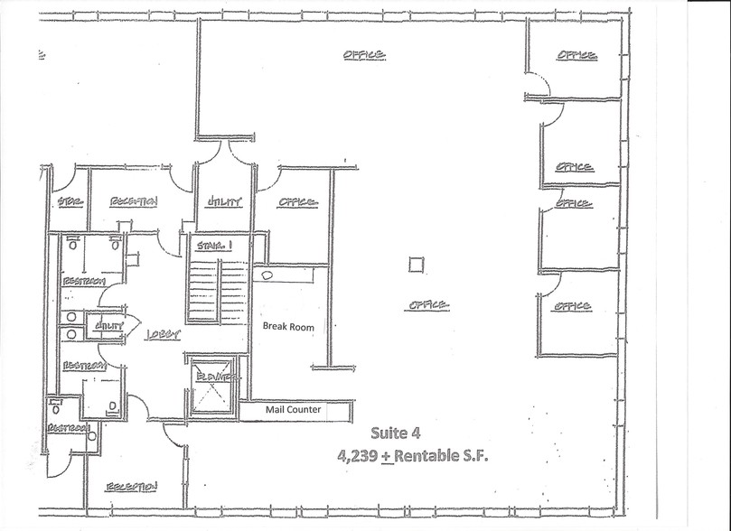 140 Boulevard, Washington, NJ for lease - Floor Plan - Image 3 of 12