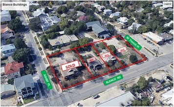 415 Blanco Rd, San Antonio, TX - Aérien  Vue de la carte