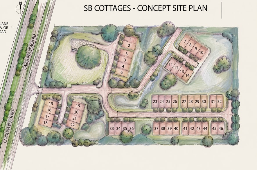 7645 Carolina Beach Rd, Wilmington, NC for sale - Site Plan - Image 1 of 6