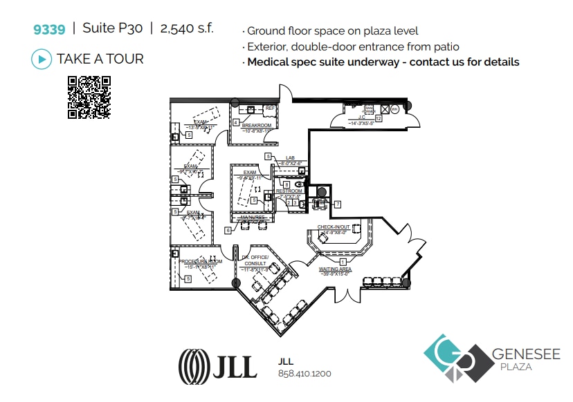 9333 Genesee Ave, San Diego, CA for lease Floor Plan- Image 1 of 1