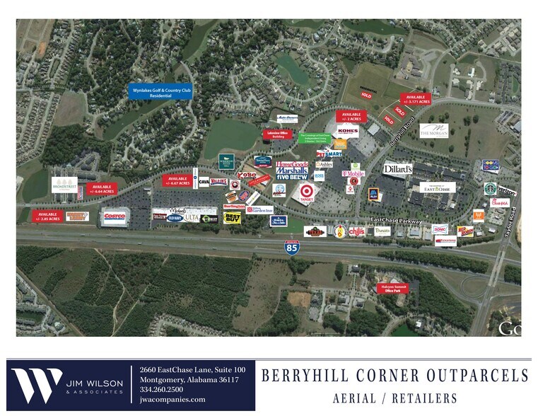 2302 Berry Hill Rd, Montgomery, AL for sale - Aerial - Image 2 of 2