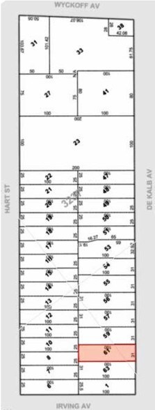 1557 Dekalb Ave, Brooklyn, NY à vendre - Plan cadastral - Image 2 de 7