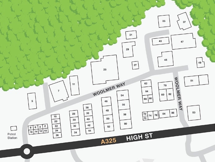 Woolmer Way, Bordon for lease Site Plan- Image 1 of 3