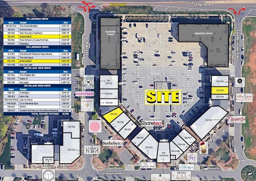 150 Landings Dr, Mooresville, NC for lease - Site Plan - Image 1 of 3
