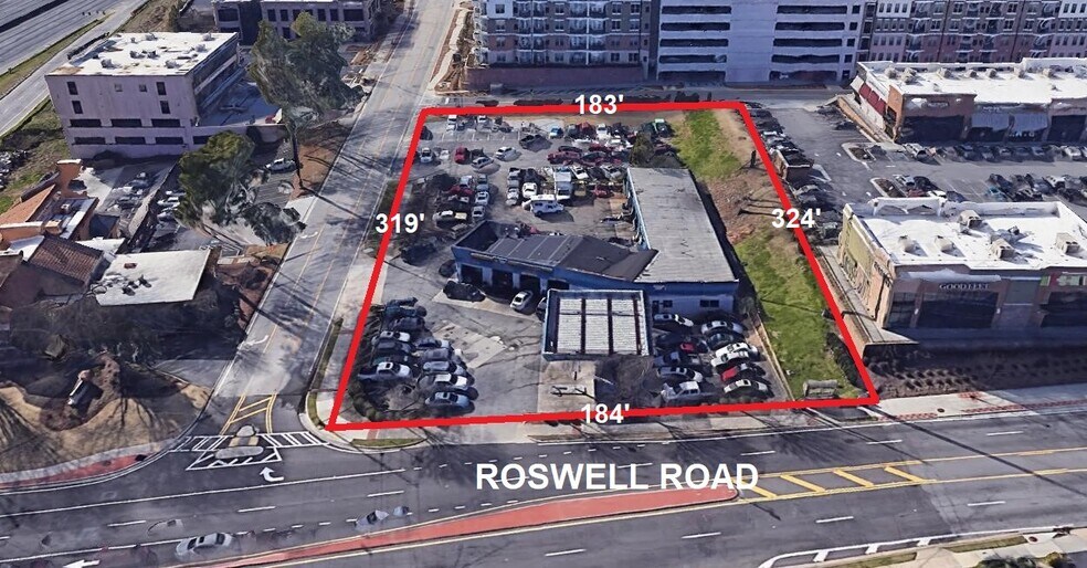 5810 Roswell Rd, Atlanta, GA à vendre - Photo du bâtiment - Image 2 de 4