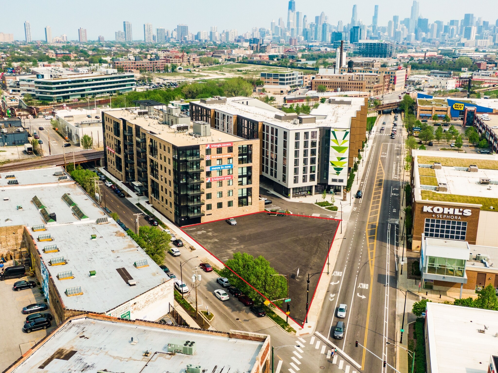 1725 Webster, Chicago, IL for lease Aerial- Image 1 of 3