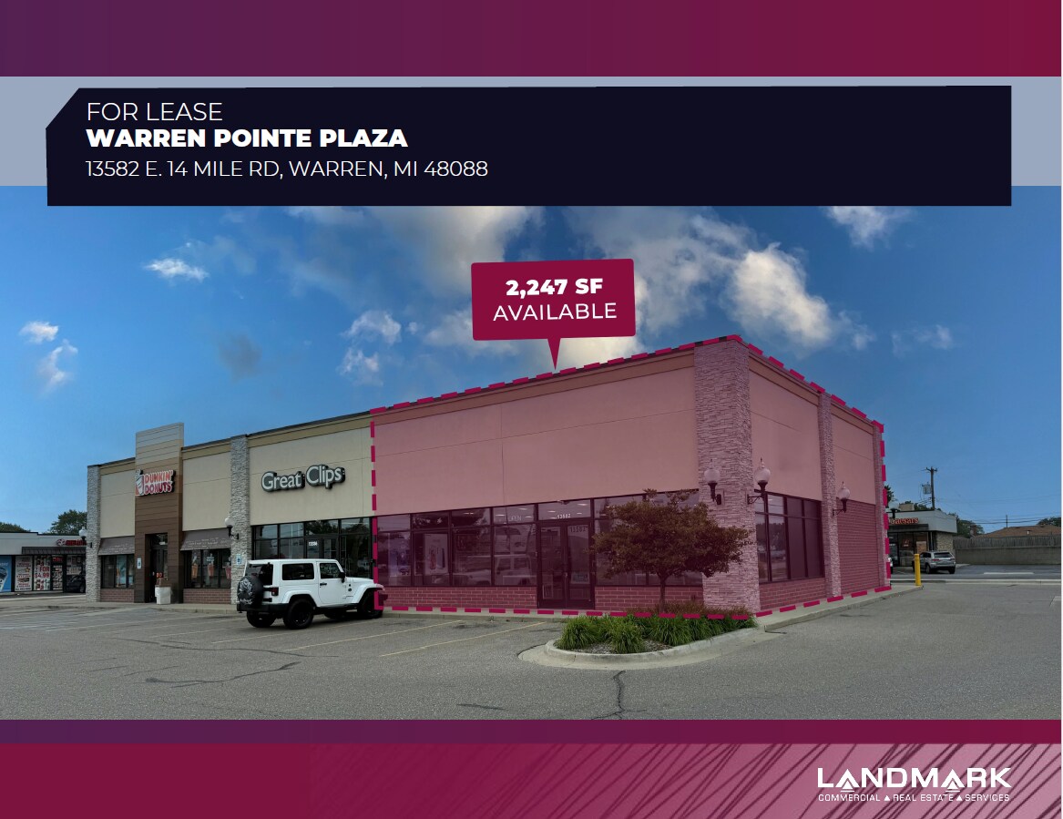 13582-13588 E 14 Mile Rd, Warren, MI for lease Building Photo- Image 1 of 11