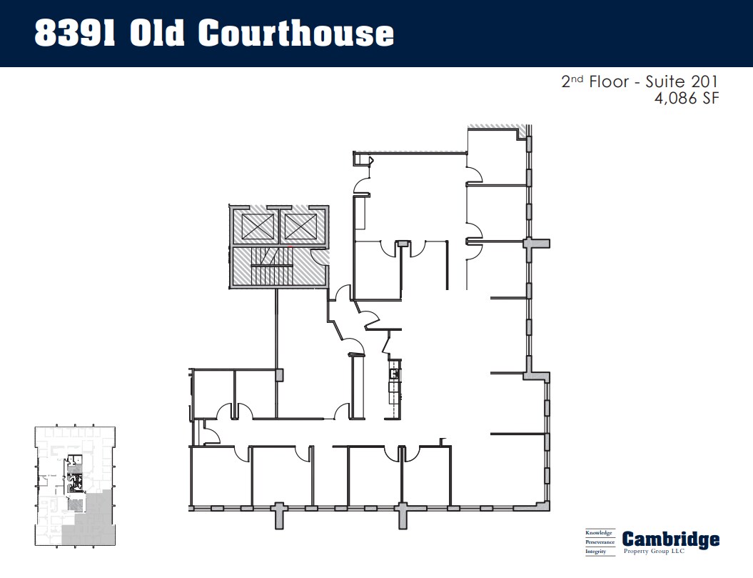8391 Old Courthouse Rd, Vienna, VA for lease Floor Plan- Image 1 of 1