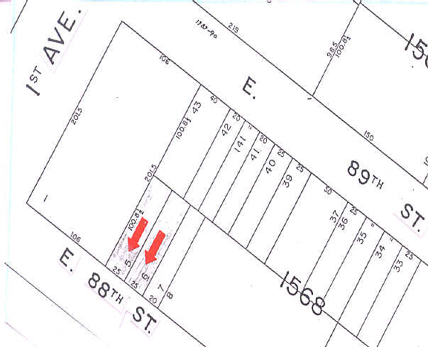 407 E 88th St, New York, NY à louer - Plan cadastral - Image 2 de 2