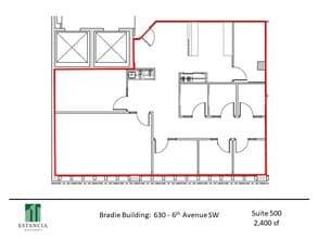 630 6th Ave SW, Calgary, AB for lease Floor Plan- Image 1 of 7