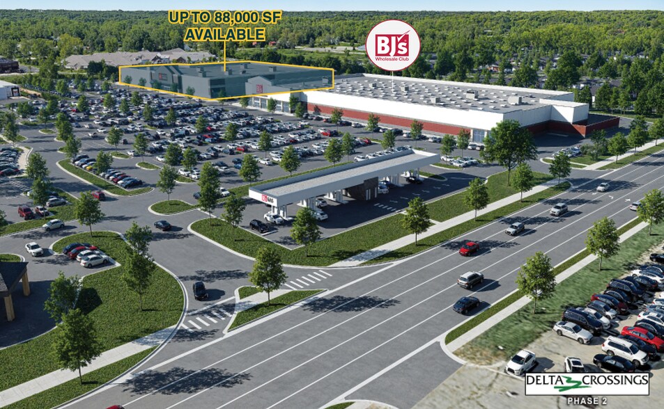 Delta Crossing- Big Box, Lansing, MI à louer - Photo du bâtiment - Image 1 de 8