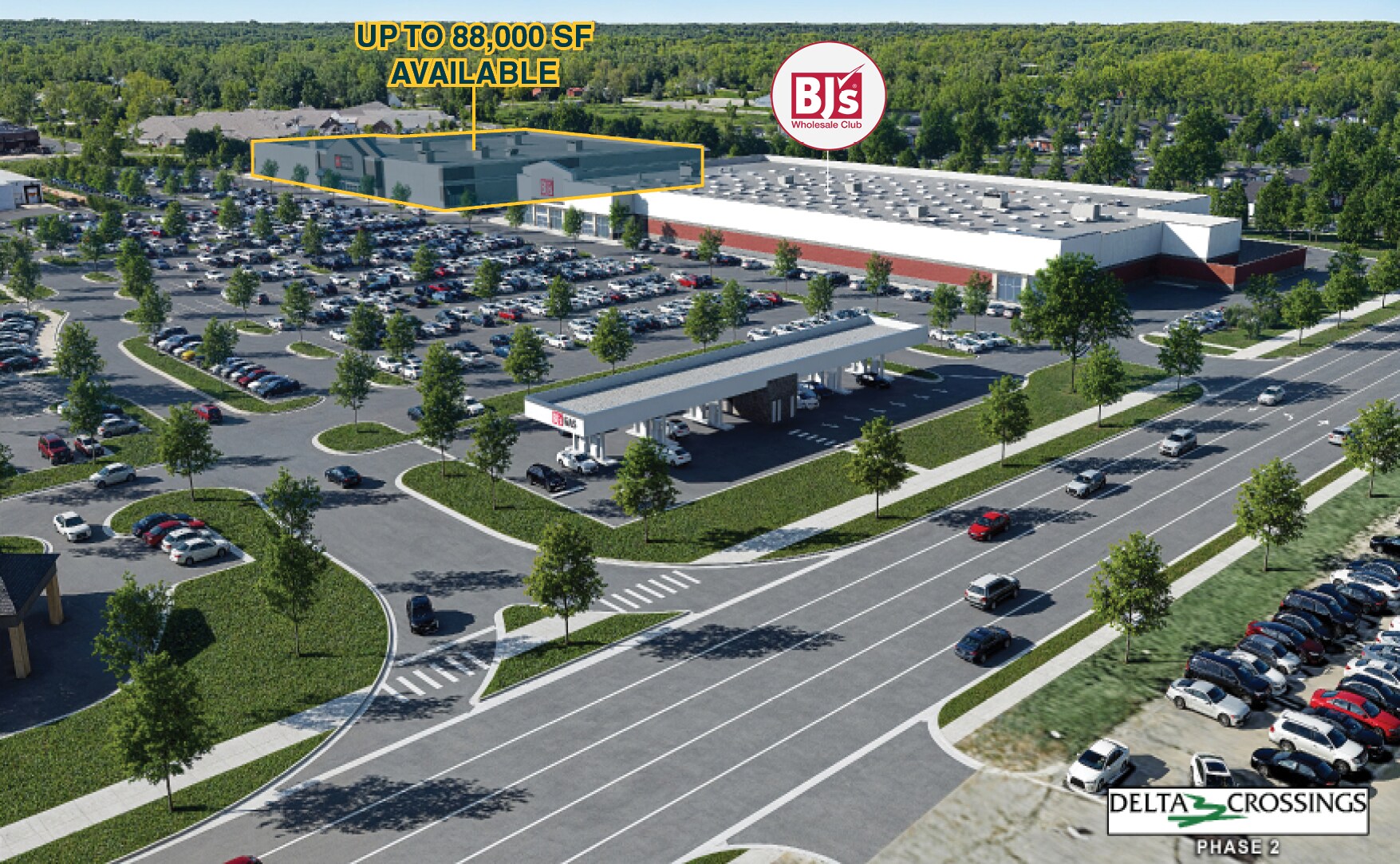 Delta Crossing- Big Box, Lansing, MI à louer Photo du bâtiment- Image 1 de 9