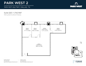 1501-1507 Lyndon B Johnson Fwy, Dallas, TX for lease Floor Plan- Image 1 of 2