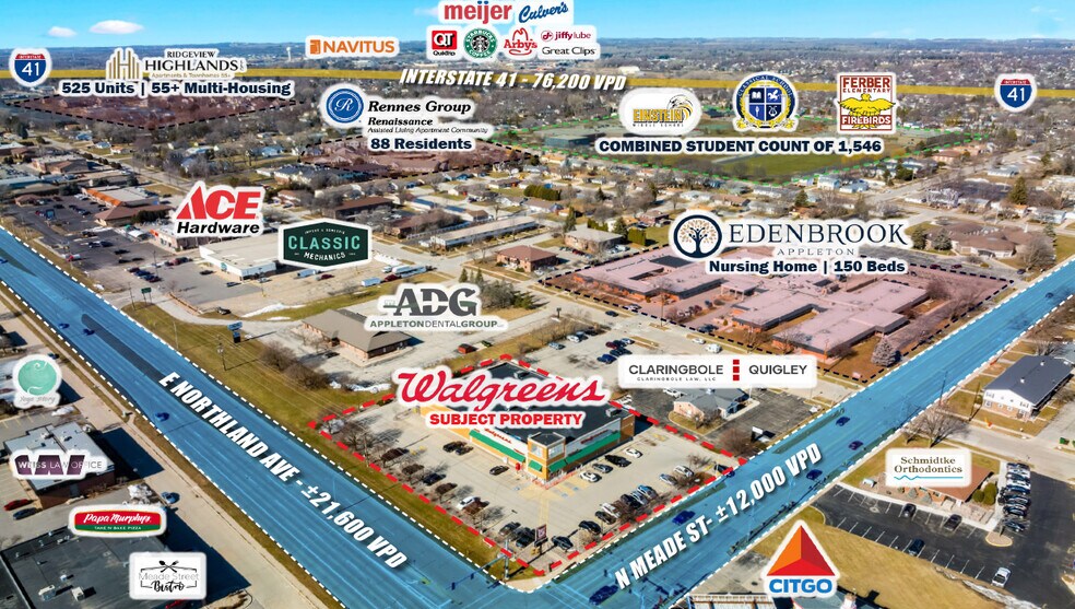 2803 N Meade St, Appleton, WI à vendre - Photo du bâtiment - Image 3 de 3