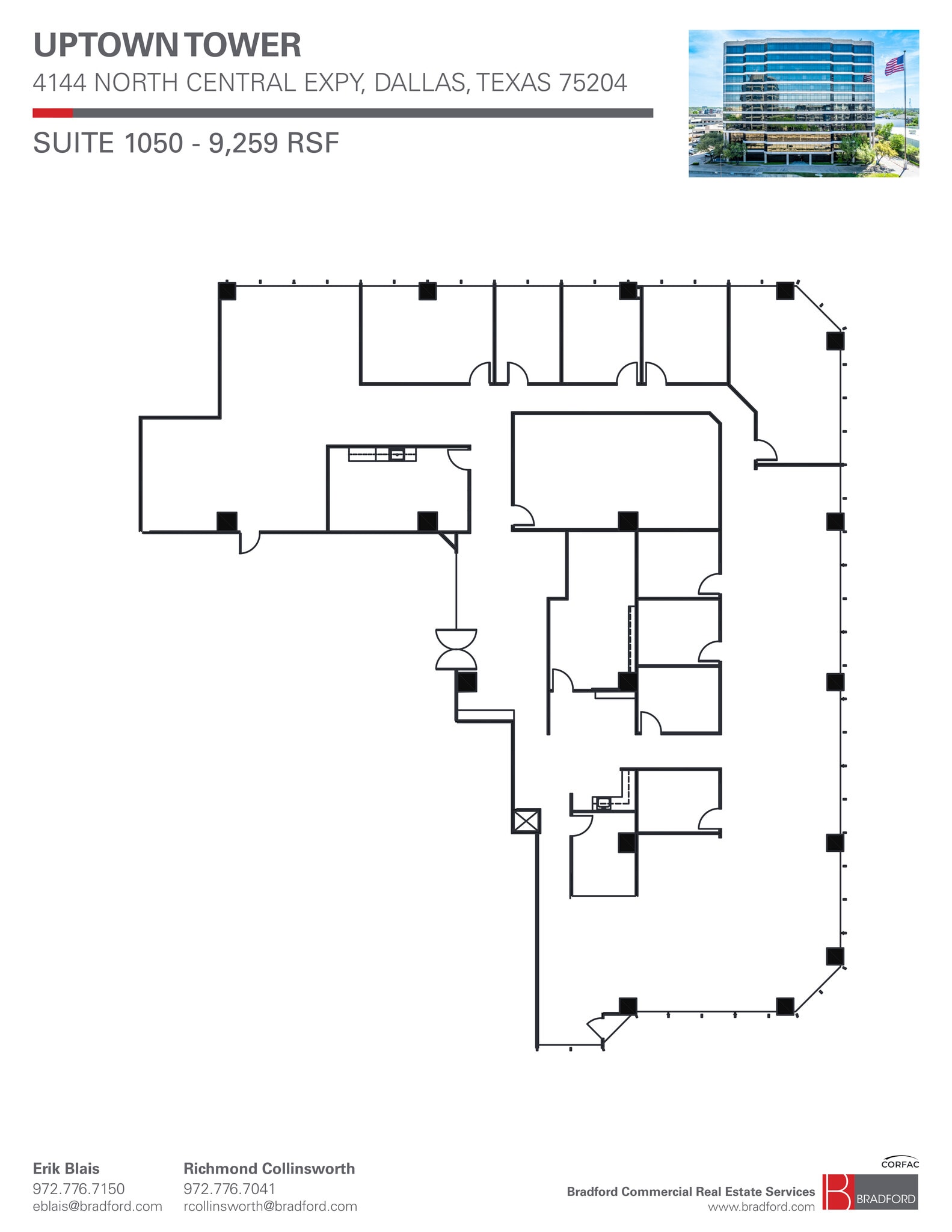 4144 N Central Expy, Dallas, TX à louer Plan de site- Image 1 de 1