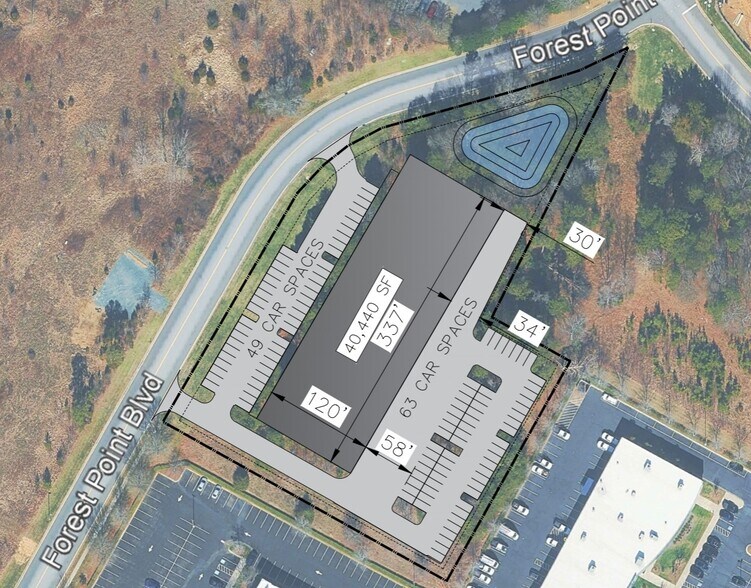 8031 Forest Point Blvd, Charlotte, NC à louer - Photo du bâtiment - Image 2 de 2