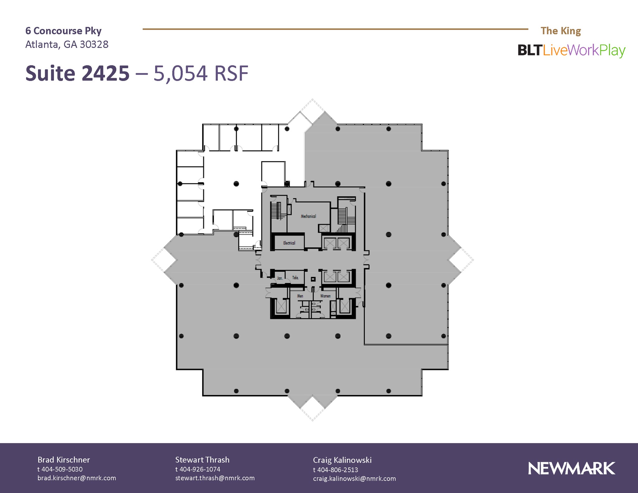 6 Concourse Pky NE, Atlanta, GA for lease Floor Plan- Image 1 of 1