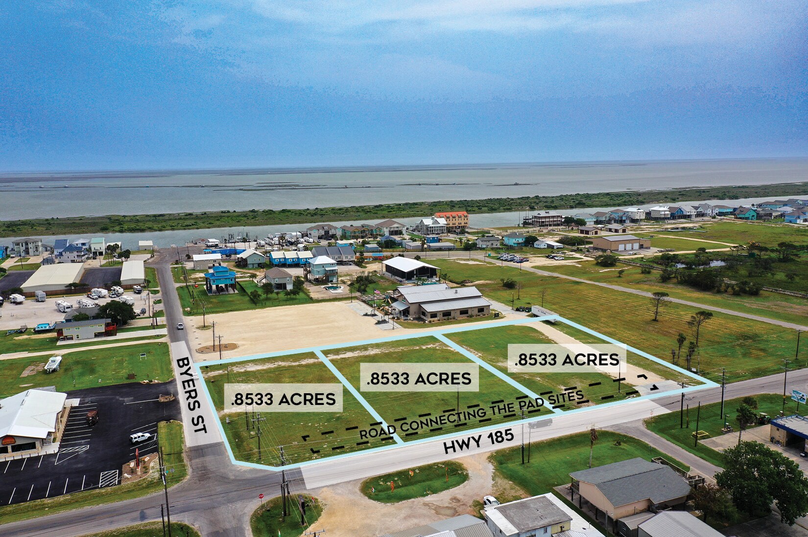 000 Adams AVE., Port O Connor, TX à louer Photo du bâtiment- Image 1 de 9