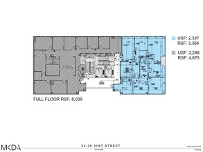 23-25 31st St, Astoria, NY à louer Plan d’étage- Image 1 de 1