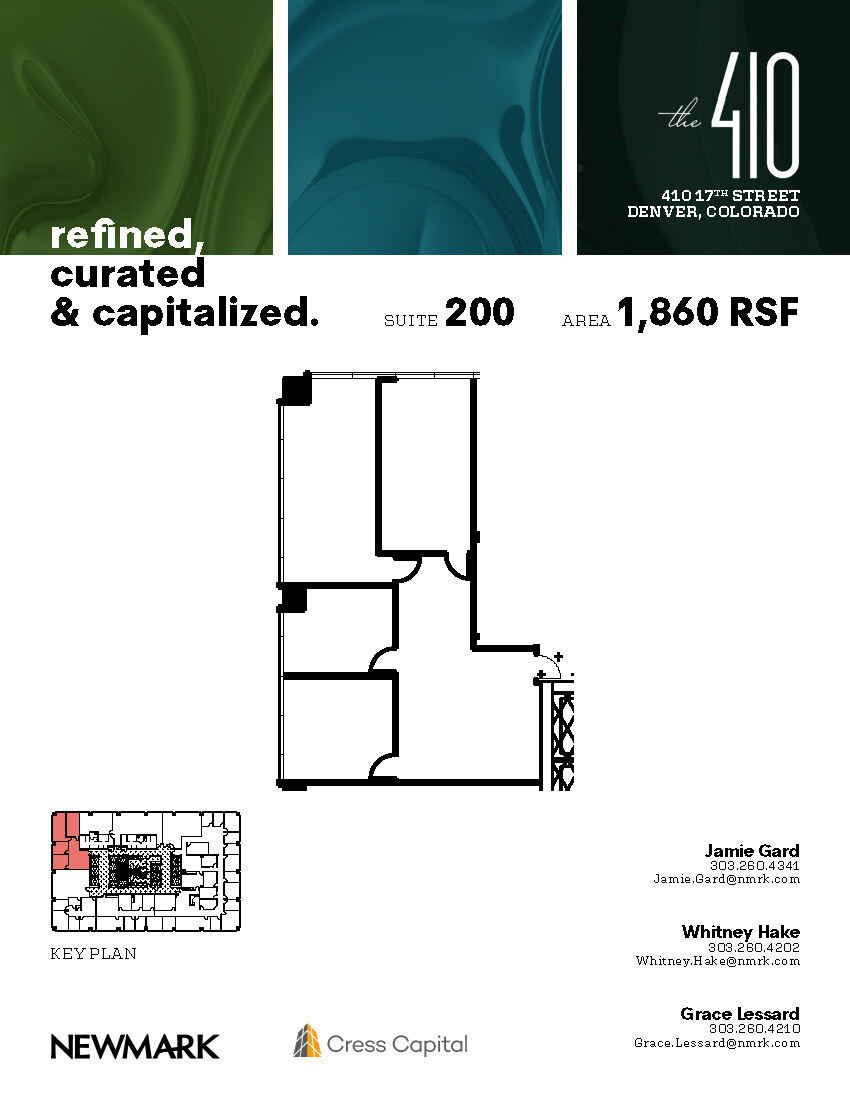 410 17th St, Denver, CO for lease Floor Plan- Image 1 of 1