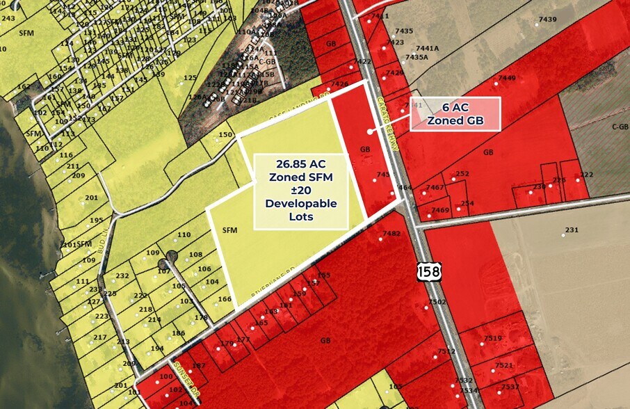 7458 Caratoke Hwy, Jarvisburg, NC à vendre - Photo du bâtiment - Image 2 de 4