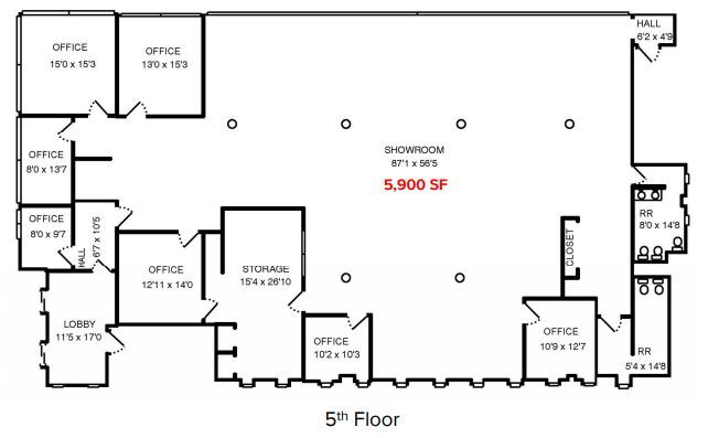 626 Madison Ave, Toledo, OH à louer Plan d  tage- Image 1 de 1