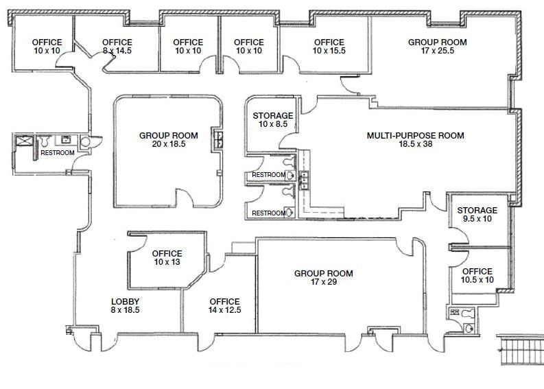 4616 N 51st Ave, Phoenix, AZ for lease Floor Plan- Image 1 of 3