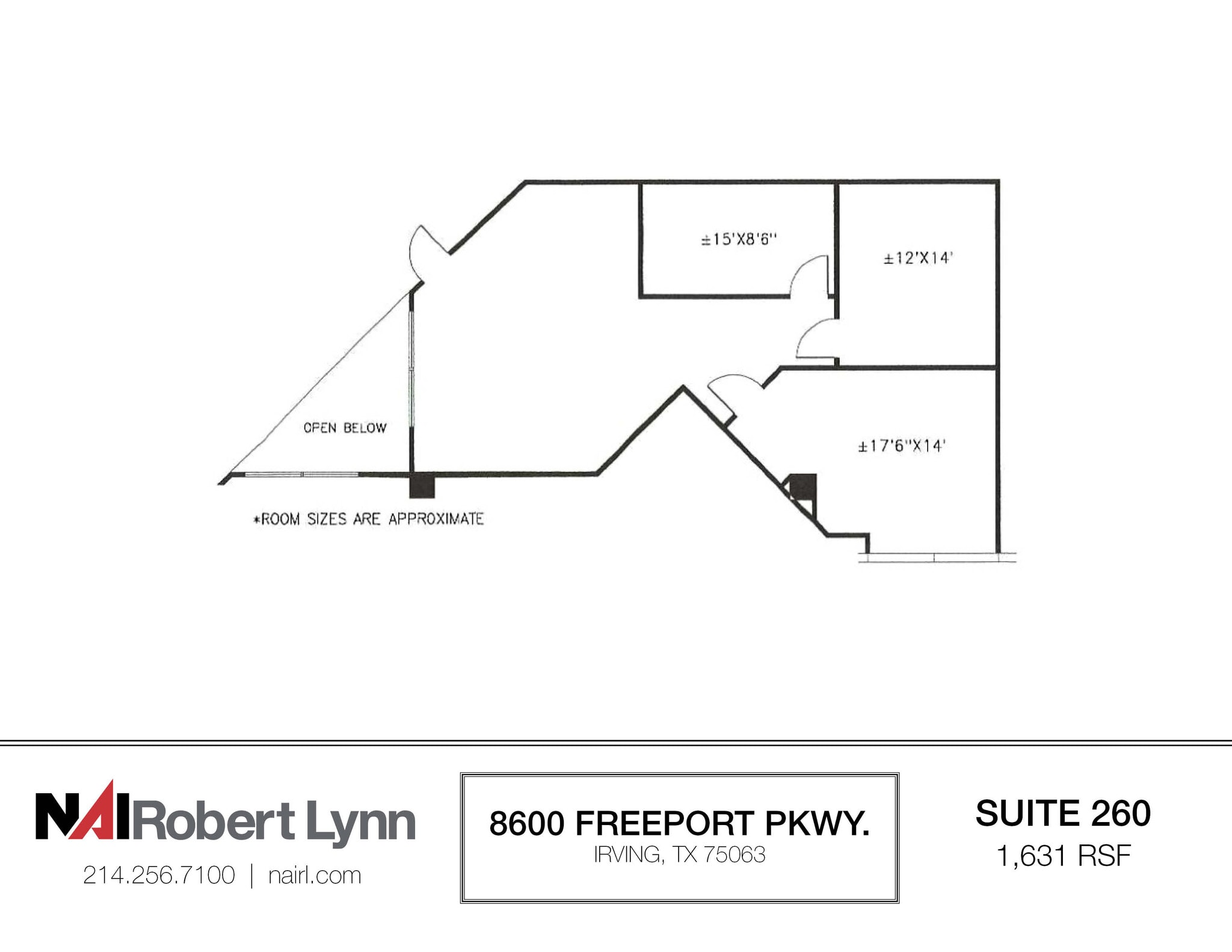 8600 Freeport Pky, Irving, TX à louer Plan d’étage- Image 1 de 1
