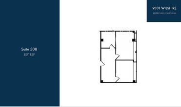 9301 Wilshire Blvd, Beverly Hills, CA à louer Plan d’étage- Image 1 de 1