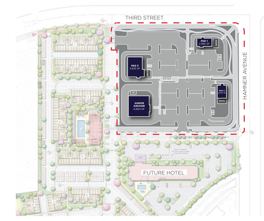 2318 Hamner Ave, Norco, CA for lease Site Plan- Image 1 of 2