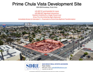 More details for 694-696 Broadway, Chula Vista, CA - Land for Sale