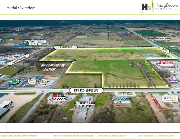 4095 US-412, Siloam Springs, AR à vendre - Aérien - Image 2 de 4