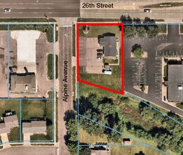 1800 S Alpine Ave, Sioux Falls, SD - AERIAL  map view