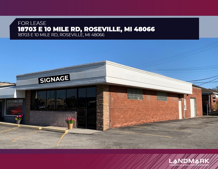 18703 E 10 Mile Rd, Roseville, MI à louer - Photo du bâtiment - Image 3 de 13