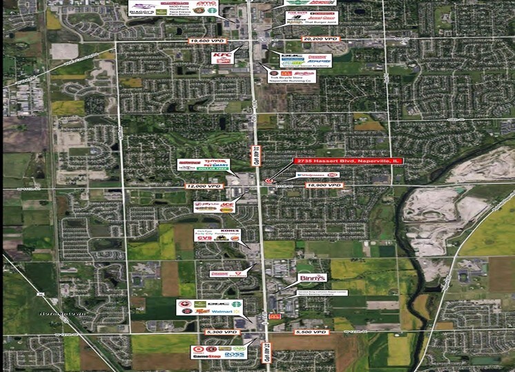 12357 S 248th Ave, Plainfield, IL à vendre - Aérien - Image 2 de 6