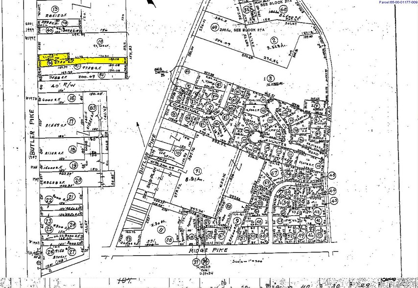 3038 Butler Pike, Conshohocken, PA à louer - Plan cadastral - Image 2 de 9