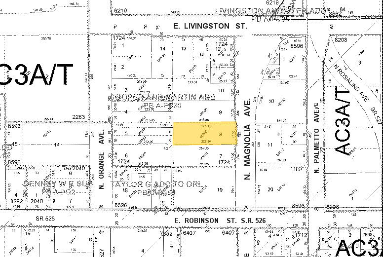 320 N Magnolia Ave, Orlando, FL for lease - Plat Map - Image 2 of 4