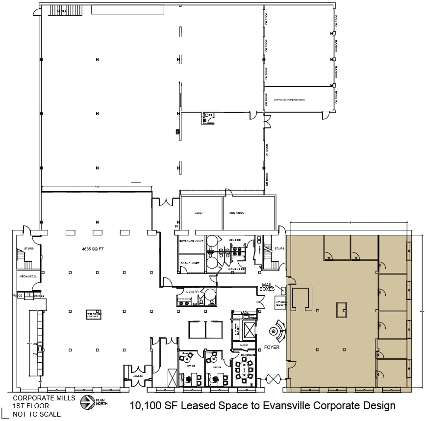 420 NW 5th St, Evansville, IN for lease Floor Plan- Image 1 of 1