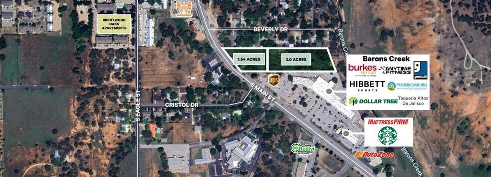 268 Beverly Dr, Fredericksburg, TX for sale - Aerial - Image 2 of 3