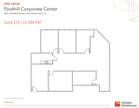 5820 Stoneridge Mall Rd, Pleasanton, CA à louer Plan d’étage- Image 1 de 1