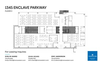 1345 Enclave Pky, Houston, TX for lease Floor Plan- Image 1 of 1