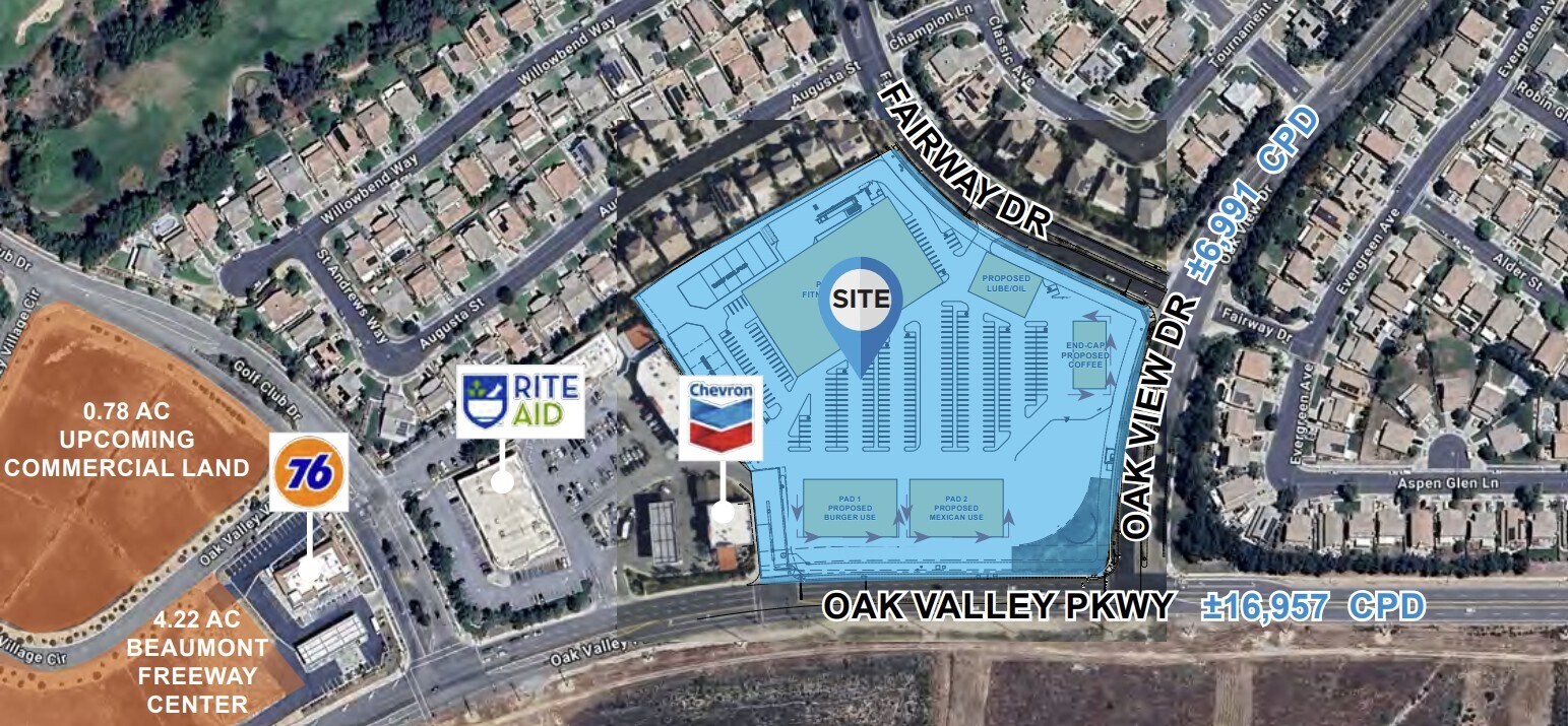 NWC Oak Valley Pkwy & Oak View Dr, Beaumont, CA for lease Building Photo- Image 1 of 3