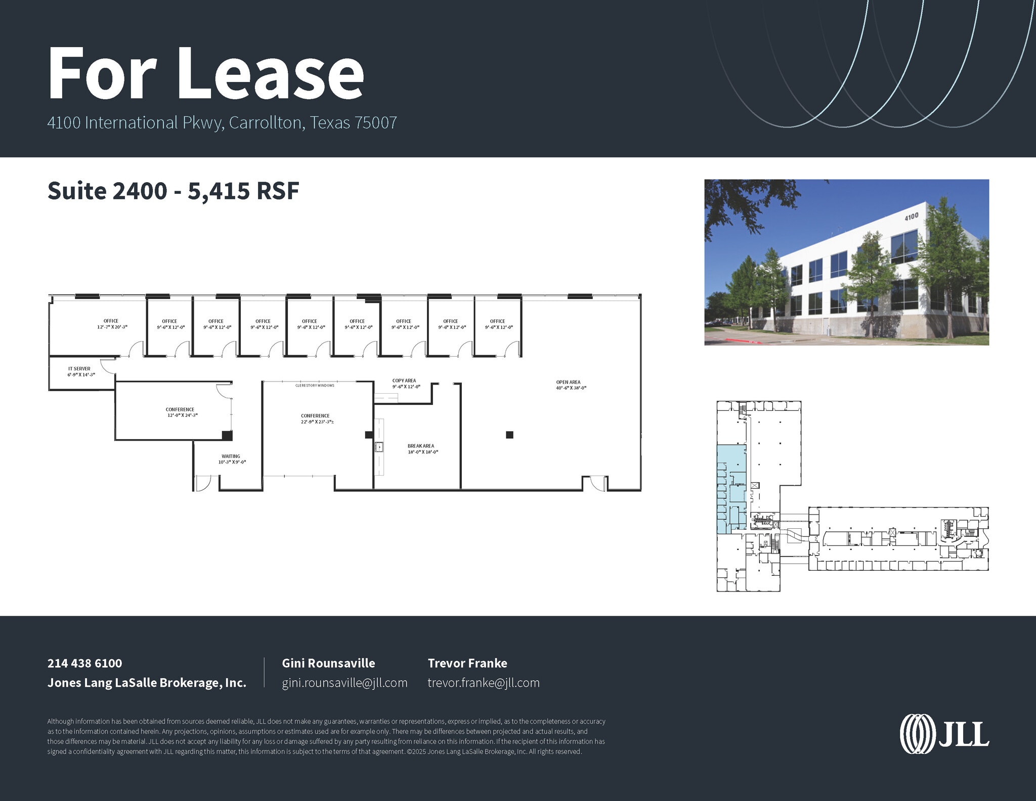 6100 W Plano Pky, Plano, TX à louer Plan d’étage- Image 1 de 1