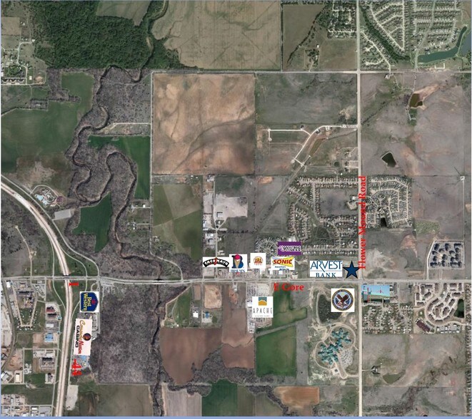 NWC Flowermound & E Gore Blvd, Lawton, OK à vendre - Aérien - Image 2 de 3