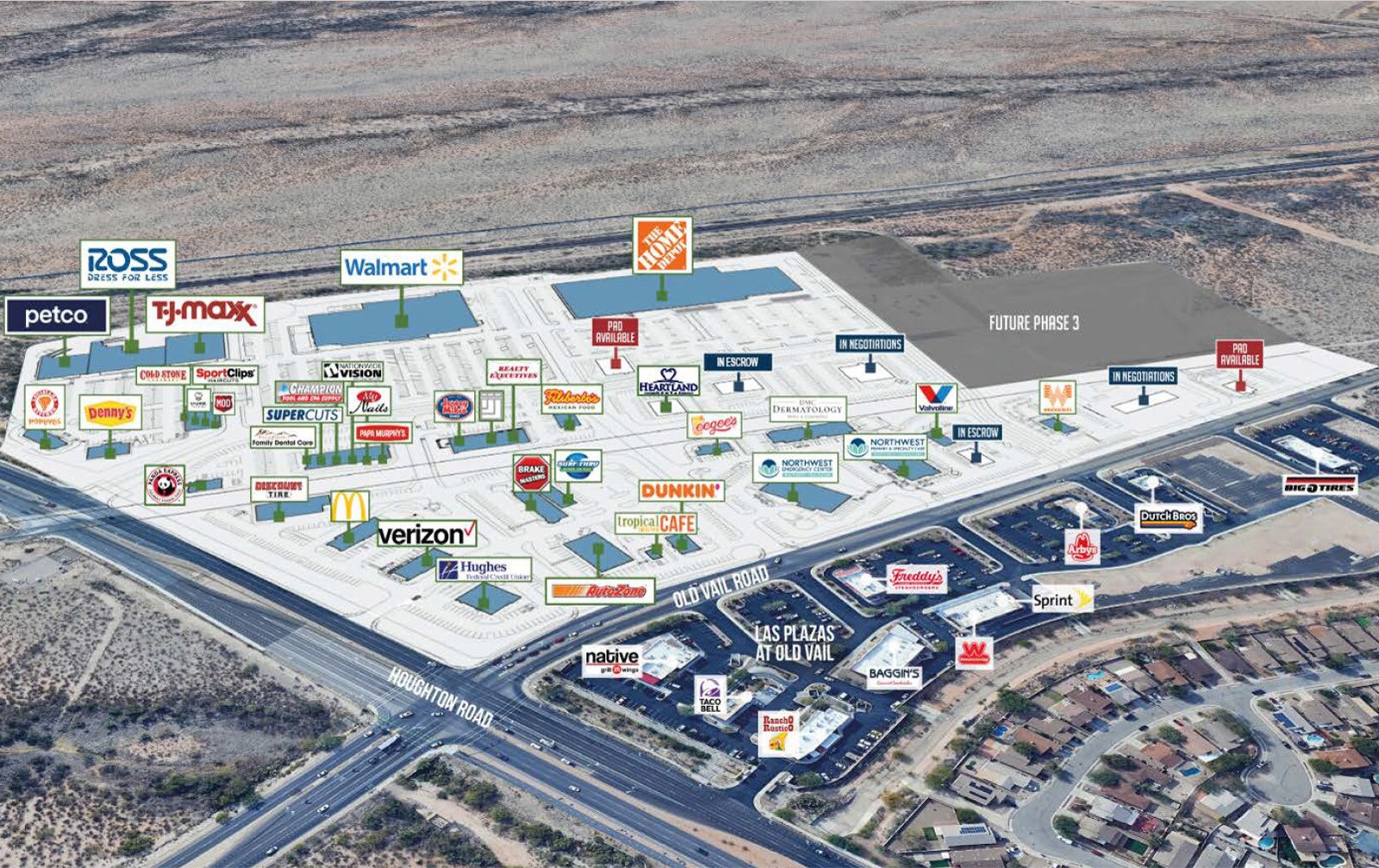 SW Houghton & Old Vail Rd, Tucson, AZ à louer Photo principale- Image 1 de 4