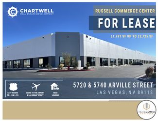 Plus de détails pour 5720 Arville St, Las Vegas, NV - Industriel/Logistique à louer