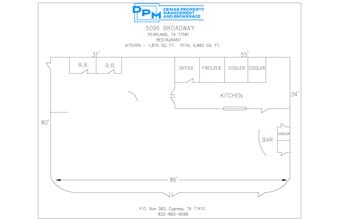 5010-5074 W Broadway St, Pearland, TX à louer Plan de site- Image 1 de 1